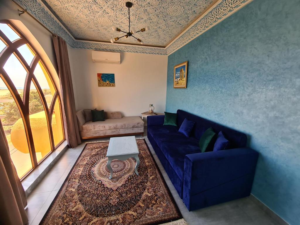 Posezení v ubytování Mahdia - Baghdadi - Laourient Apartments, restaurant, café