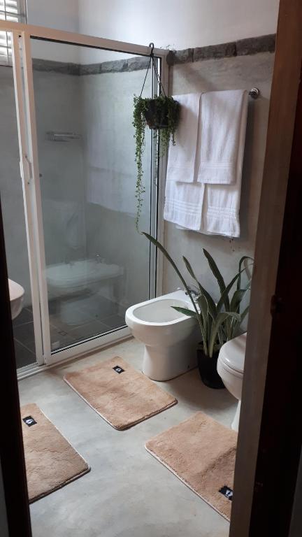 Koupelna v ubytování Jal,Min Homestay