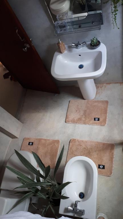 Koupelna v ubytování Jal,Min Homestay