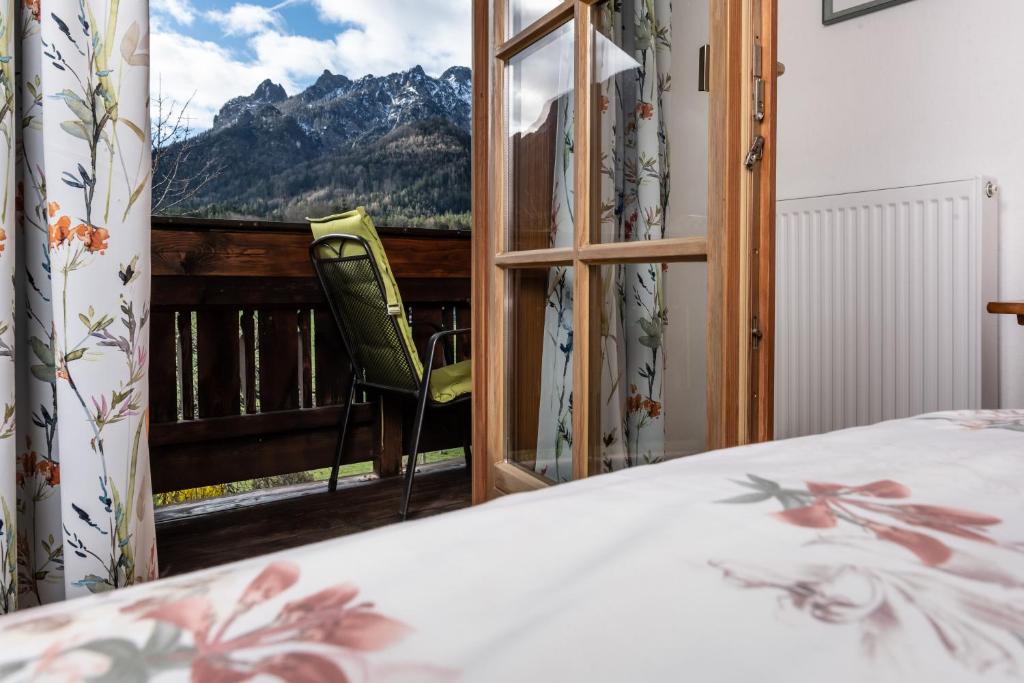 Nespecifikovaný výhled na hory nebo výhled na hory při pohledu z apartmánu