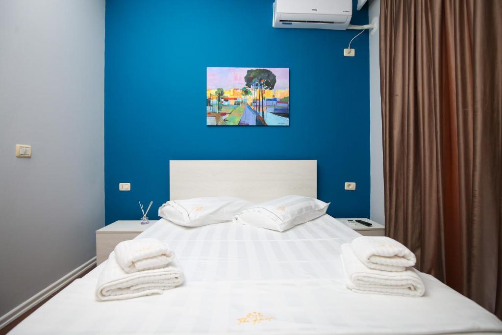 Postel nebo postele na pokoji v ubytování The Hart