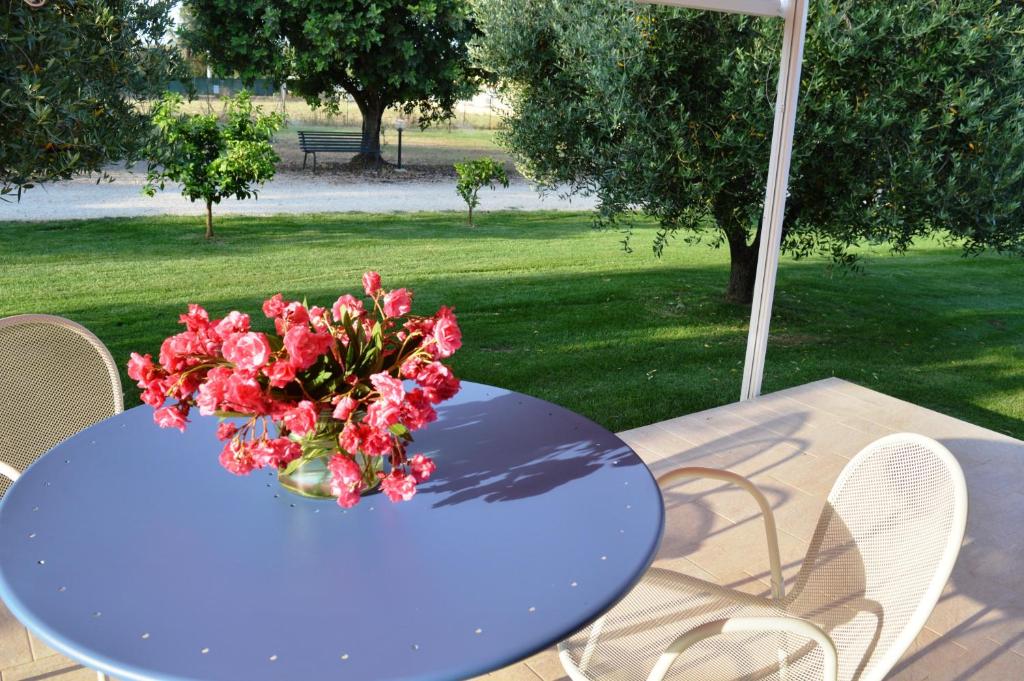 A garden outside Villetta Bianca Pisticci-Matera