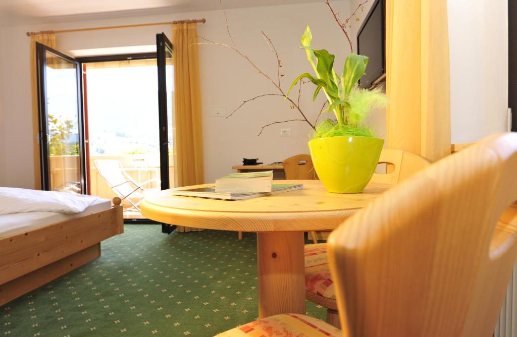 TV a/nebo společenská místnost v ubytování Hotel Weger