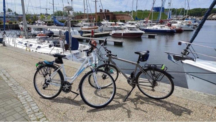 Jazda na bicykli v okolí ubytovania MiłoMi Apartamenty Kołobrzeg
