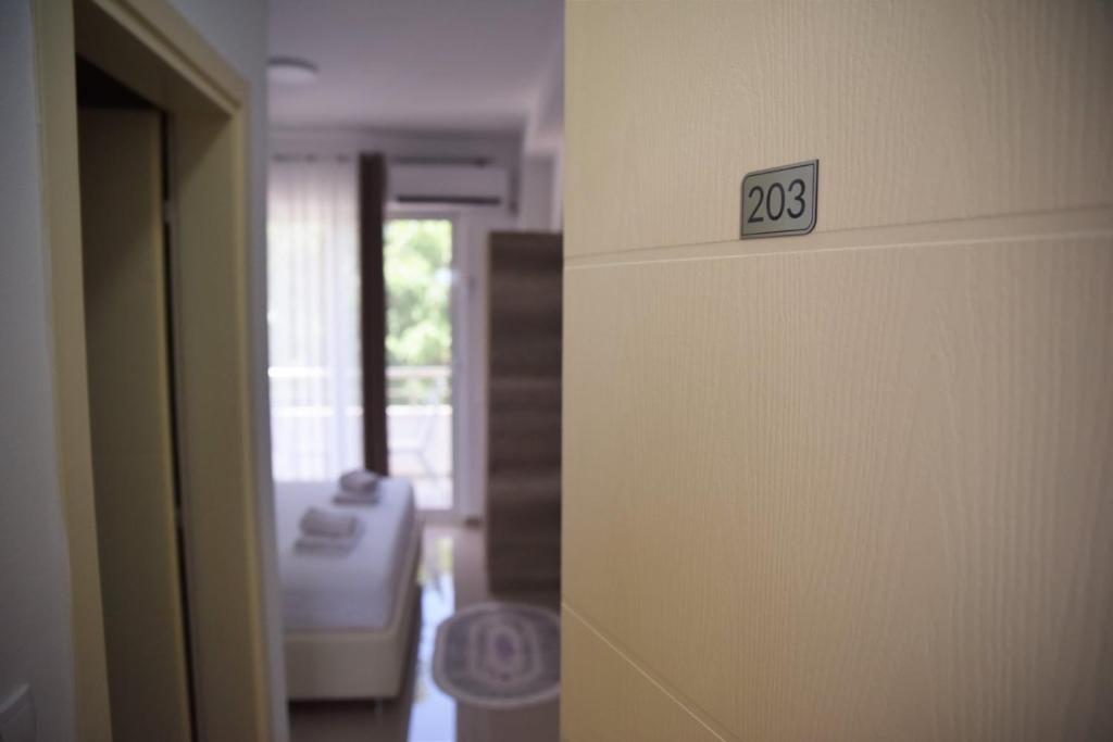 Vannituba majutusasutuses Apartments kupi ul rudaj 41