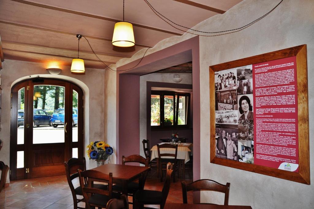 Restaurace v ubytování Albergo Miramonti