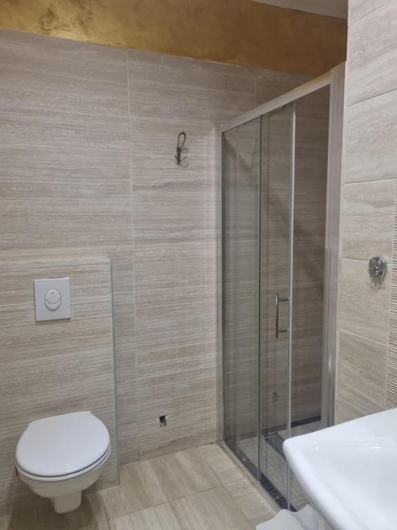 Koupelna v ubytování Villa Natka