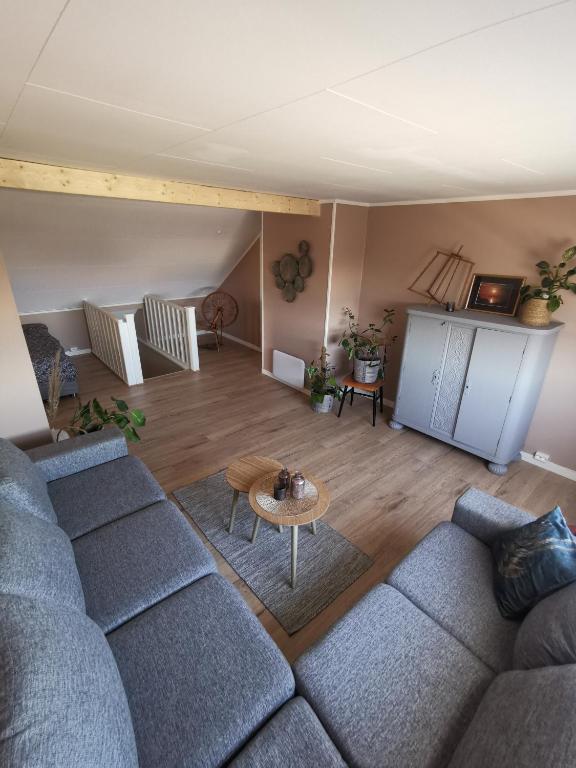 Posezení v ubytování Andenes Sentrum Apartment