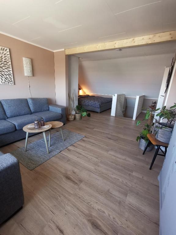 Posezení v ubytování Andenes Sentrum Apartment