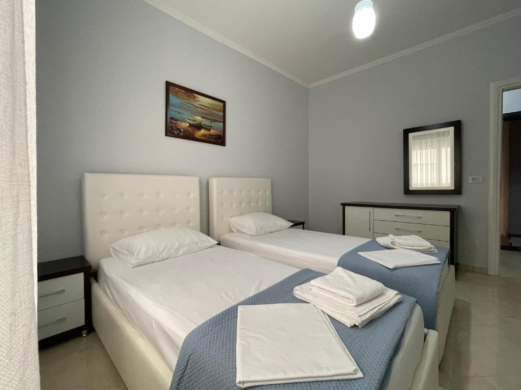 A bed or beds in a room at Apartment Vlorida