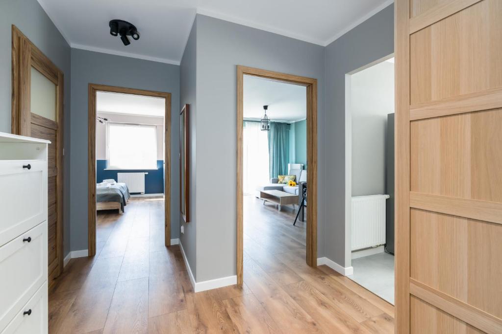 Posteľ alebo postele v izbe v ubytovaní Poznań Serbska 2 Miejsca Parkingowe by Noclegi Renters