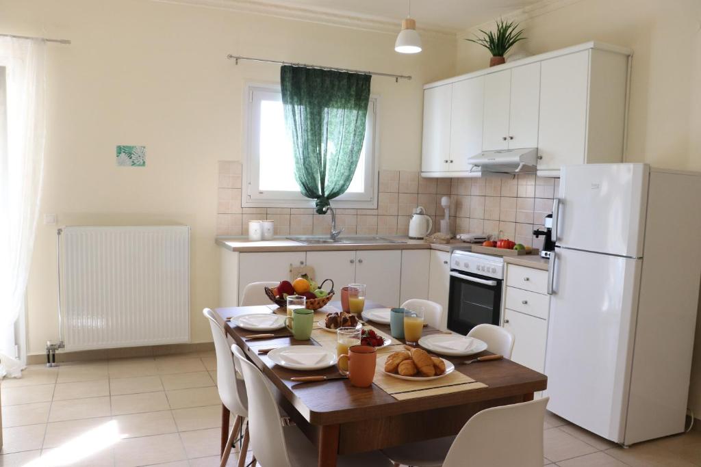 Kuchyň nebo kuchyňský kout v ubytování Sweet Home Vassia