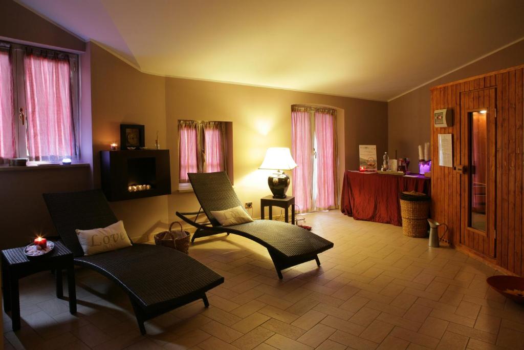 Posezení v ubytování Hotel Valentino