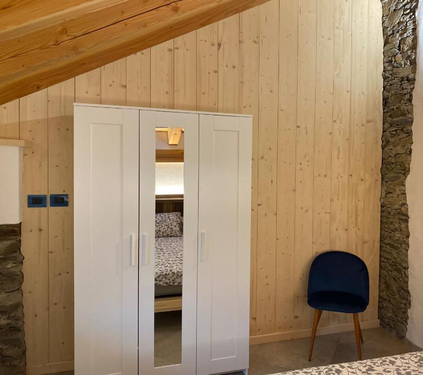 Postel nebo postele na pokoji v ubytování Chez Orsille