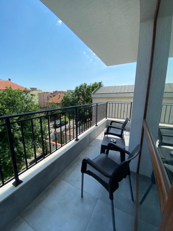 Balkon oz. terasa v nastanitvi Villa Aqua Family Hotel