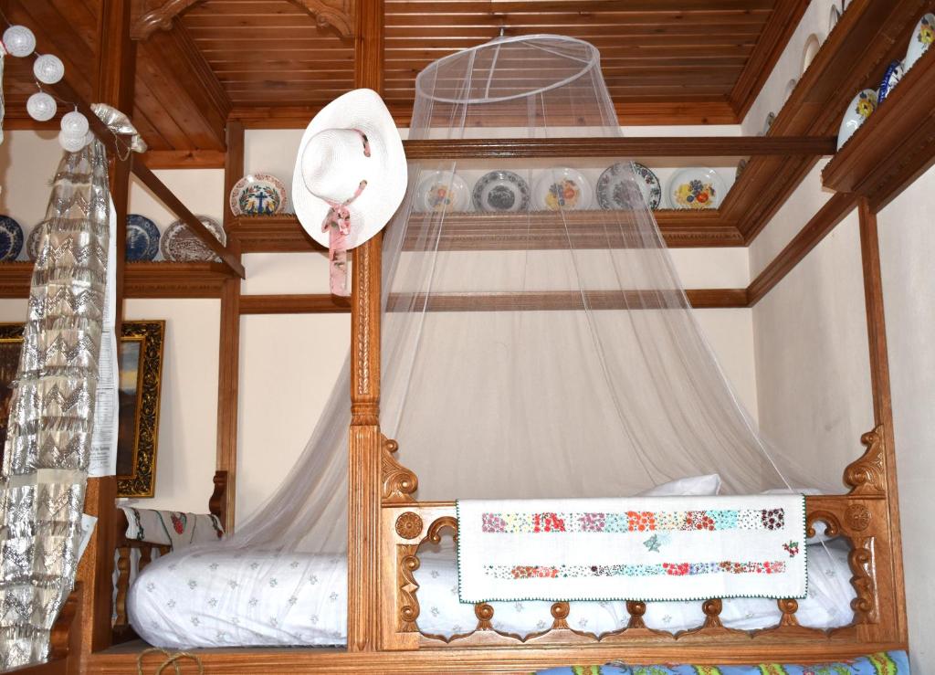Postel nebo postele na pokoji v ubytování Mesa Kastro