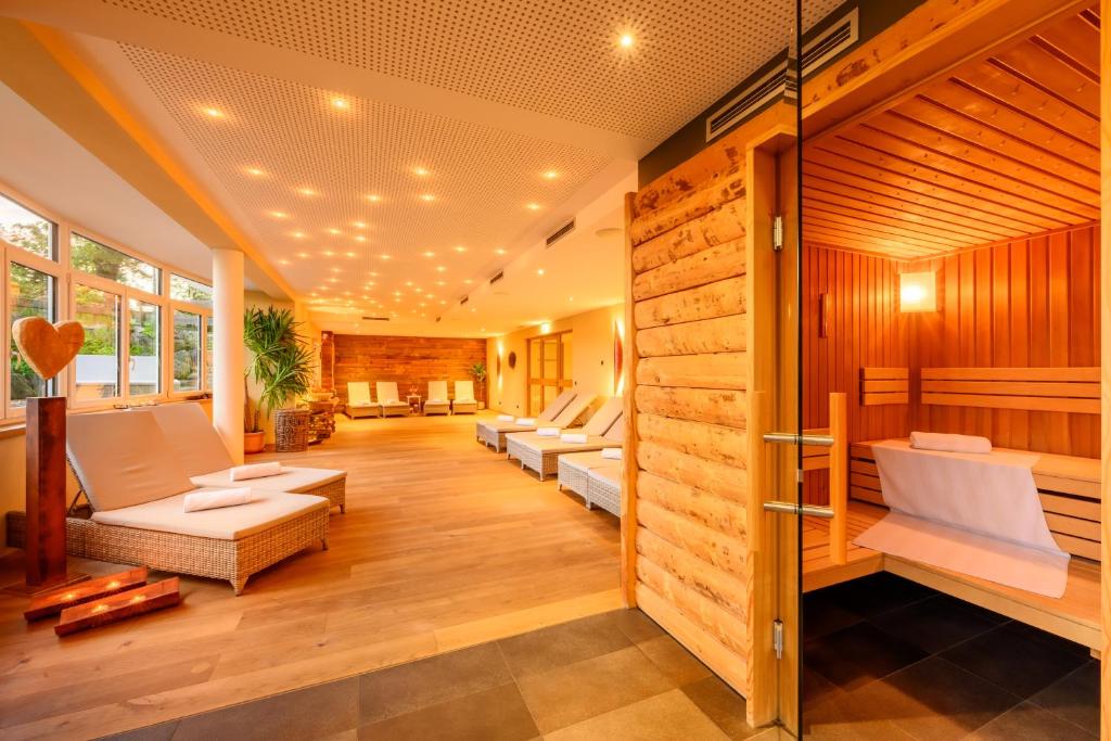Posezení v ubytování Aparthotel Weinklause Superior