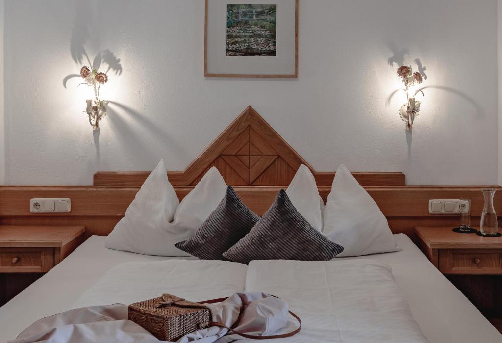 Postel nebo postele na pokoji v ubytování Appartements KATHRIN