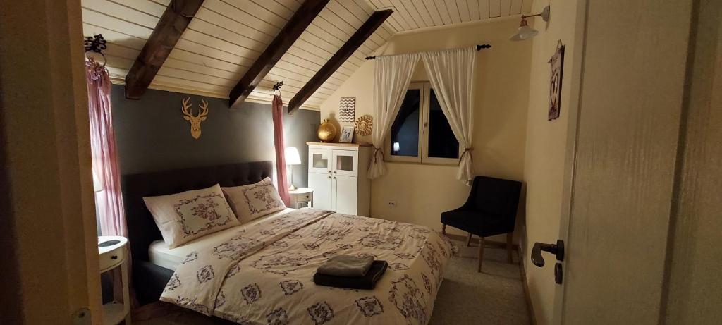 Postel nebo postele na pokoji v ubytování Casa Eggo