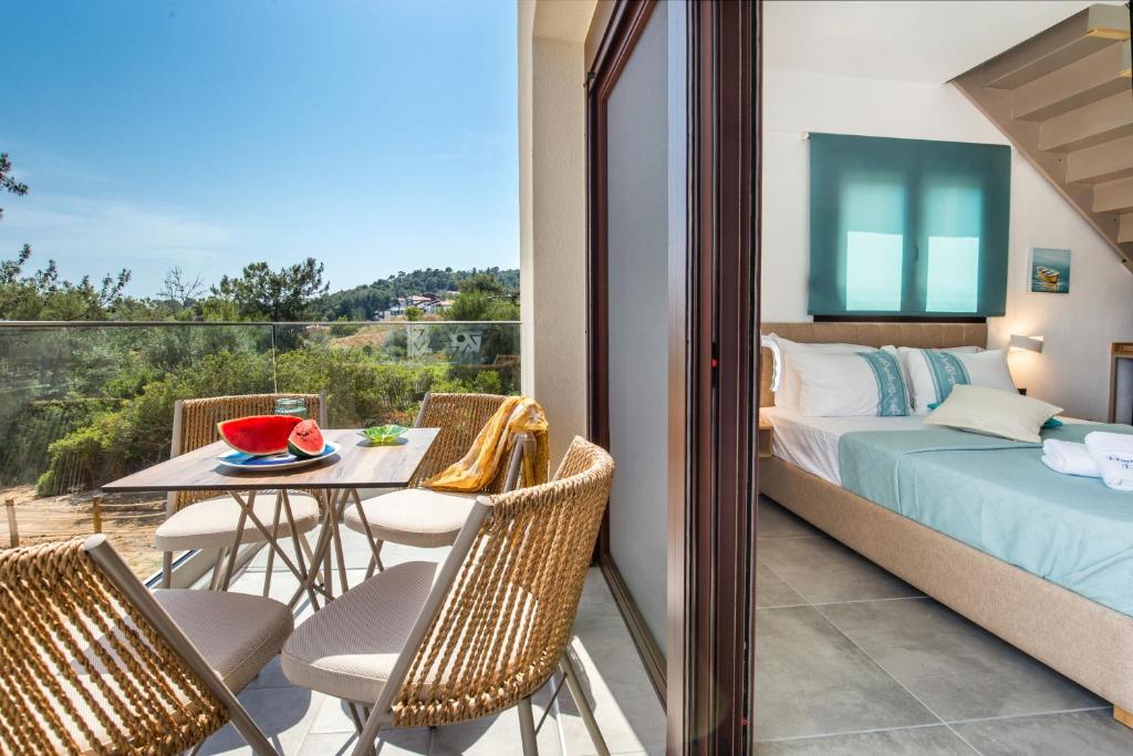 Balkón nebo terasa v ubytování Ermioni Elegance Hotel