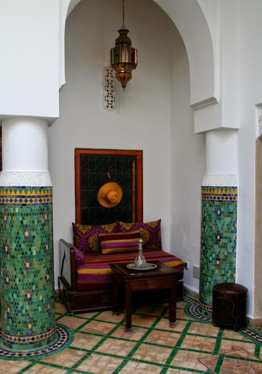 Posezení v ubytování Riad Tahar Oasis