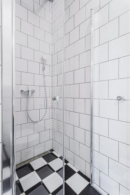 Koupelna v ubytování Apartmány Krmanova