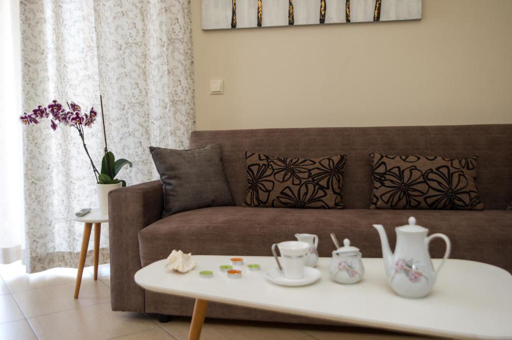 Posezení v ubytování Kalamata Alex Apartments