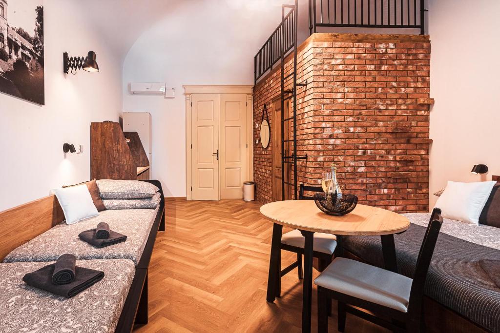 Posezení v ubytování Apartmány Krmanova
