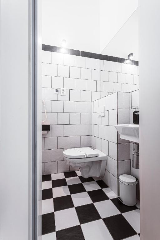 Koupelna v ubytování Apartmány Krmanova