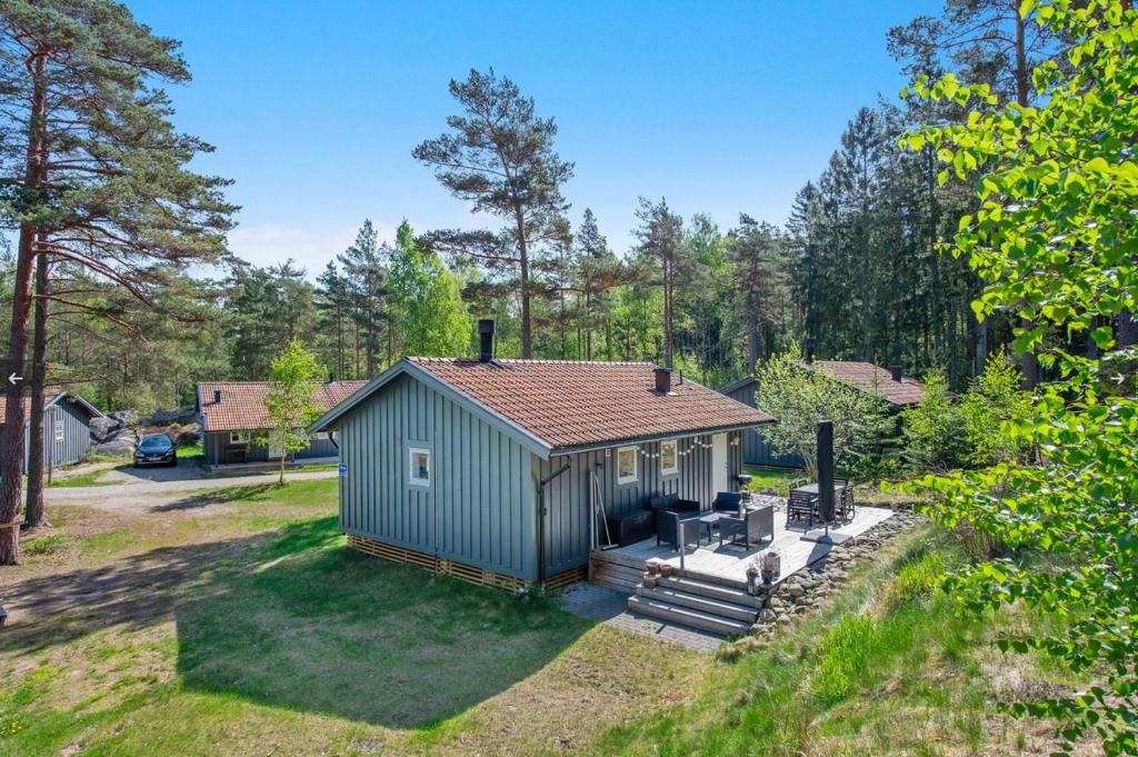 Zahrada ubytování Cottage Langan