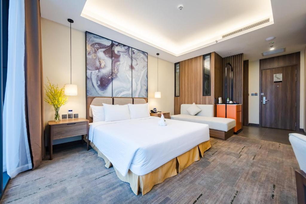 Muong Thanh Luxury Ha Long Centre Hotel - Doble Habitación De Lujo Con Vista A La Ciudad