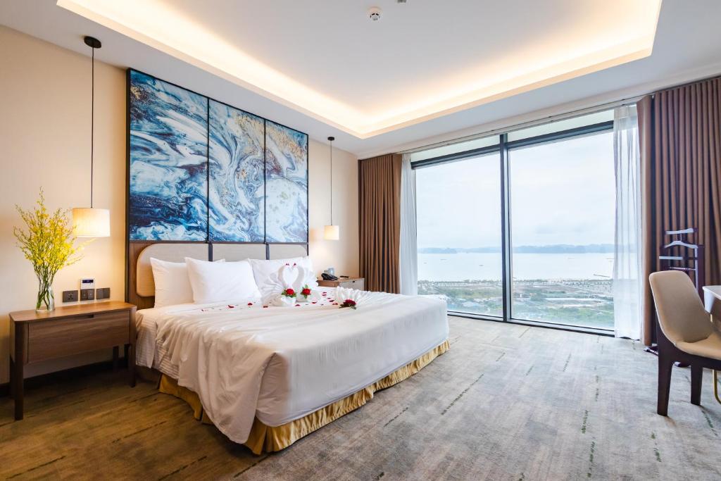 Muong Thanh Luxury Ha Long Centre Hotel - Doble Habitación De Lujo Con Vista Al Mar