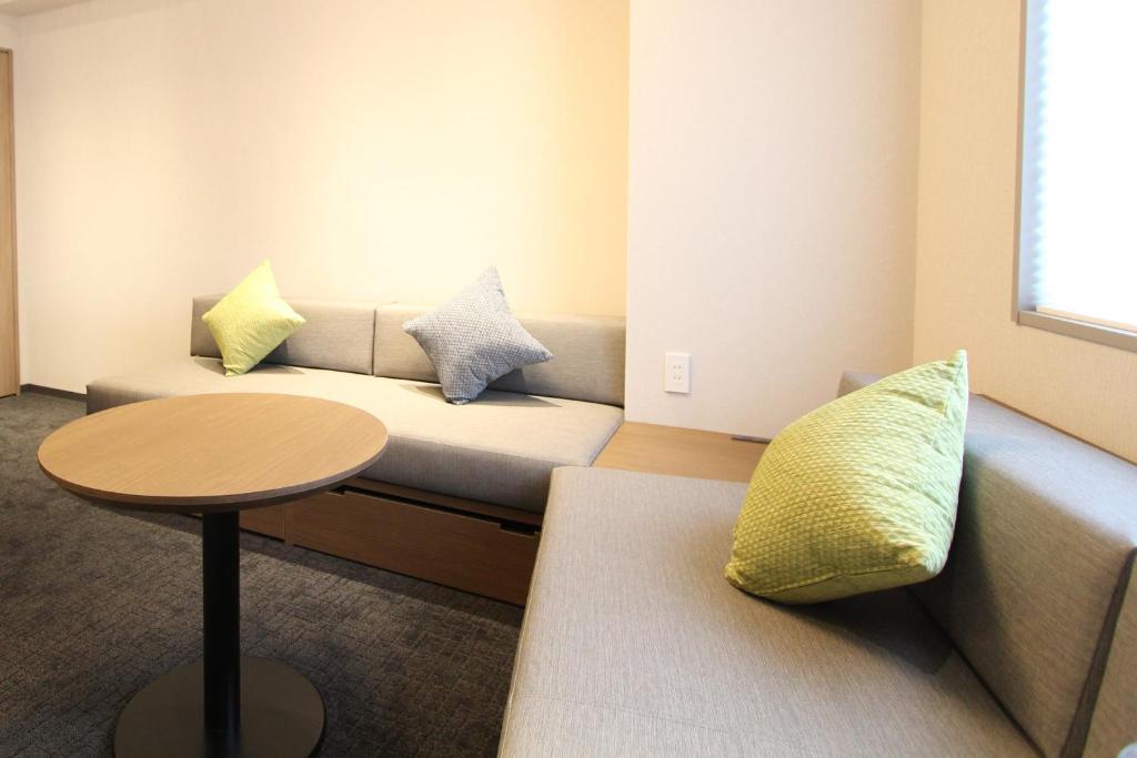 Posezení v ubytování KOKO HOTEL Residence Asakusa Tawaramachi