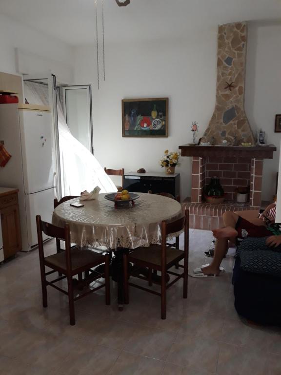 Posezení v ubytování Casa de Candia
