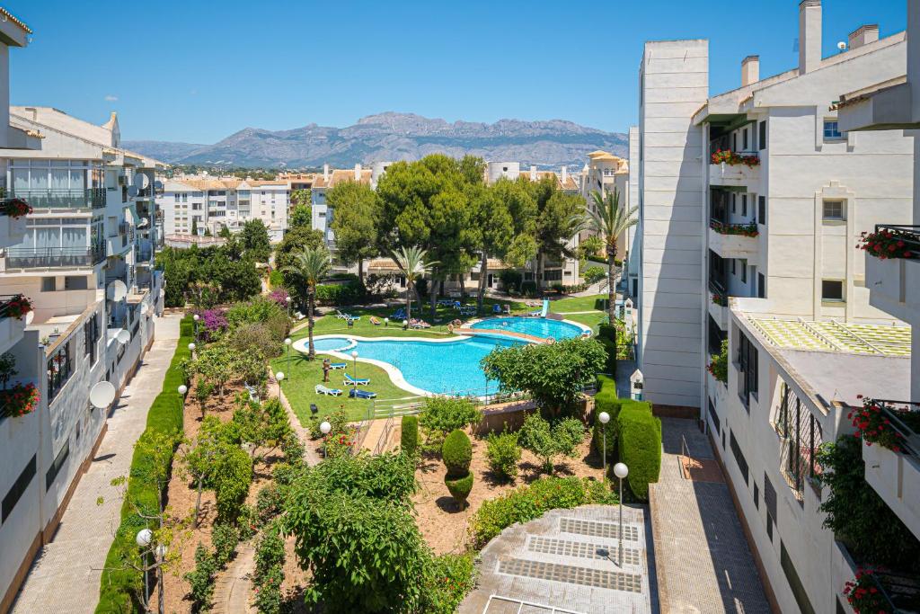 Bazén v ubytování Apartment 3d Albir nebo v jeho okolí