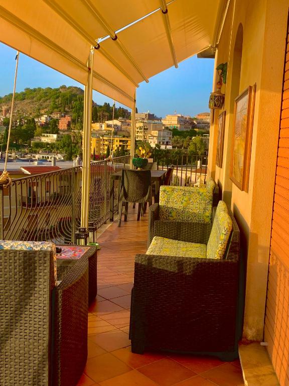 Balkón nebo terasa v ubytování Maison belle Vue