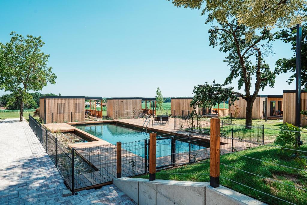 Bazén v ubytování Wine paradise Glavinič nebo v jeho okolí
