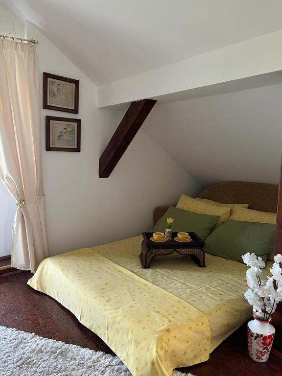 Postel nebo postele na pokoji v ubytování Apartman Lora