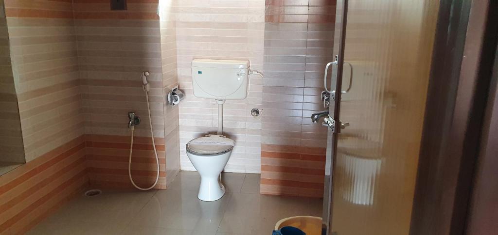 Koupelna v ubytování Hotel Gandhara