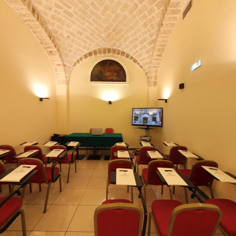 TV a/nebo společenská místnost v ubytování Hotel Adria
