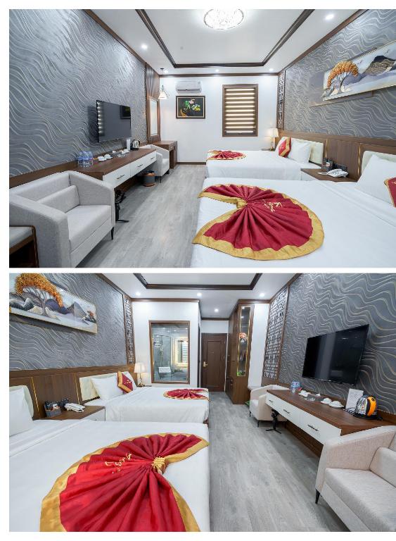Sunland Halong Hotel and Restaurant - 豪华四倍房间