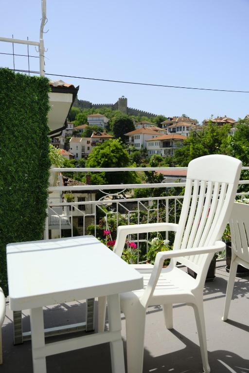 Balkón nebo terasa v ubytování Apartments Surban