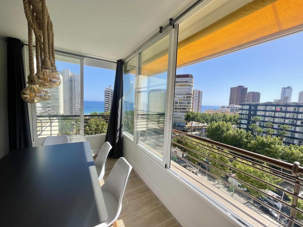 Balkón nebo terasa v ubytování Torre Benidorm Levante