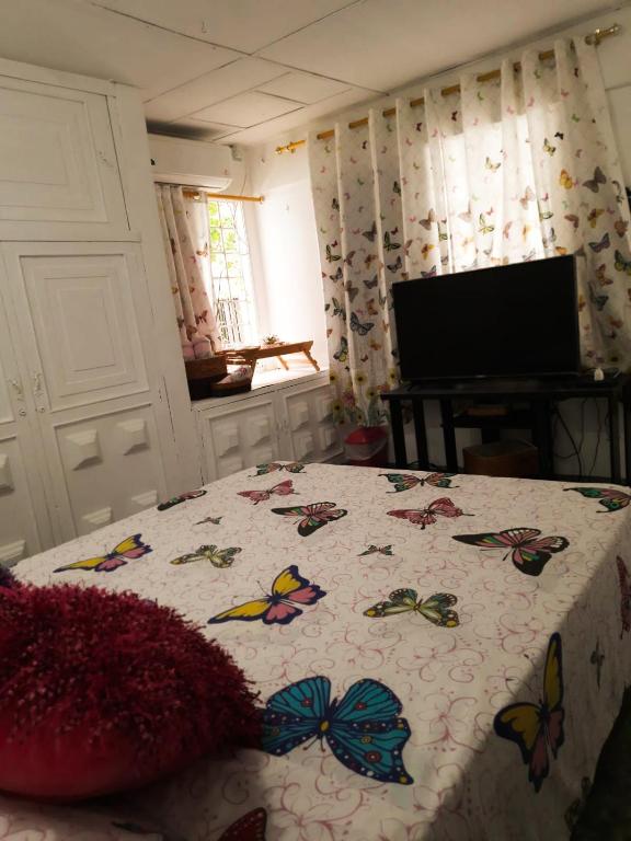 Katil atau katil-katil dalam bilik di Casa Zaida Hostal Vintage