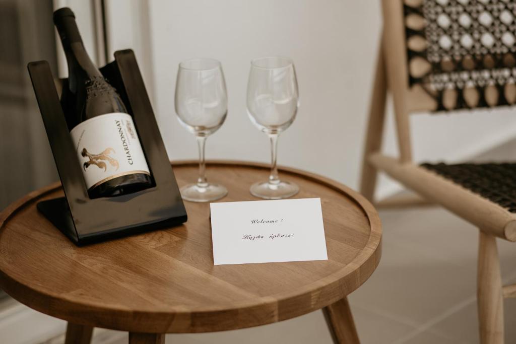 Nápoje v ubytování Trinity Suites Ammouliani Hospitality