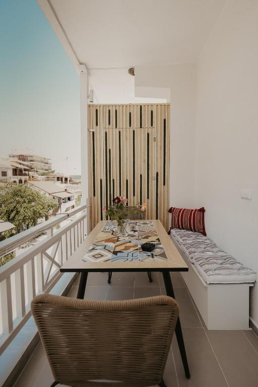 Posezení v ubytování Trinity Suites Ammouliani Hospitality