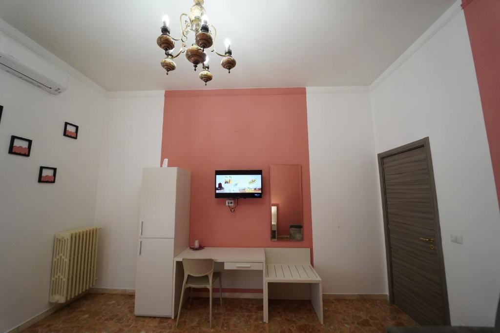 TV a/nebo společenská místnost v ubytování Residence I Due Fratelli