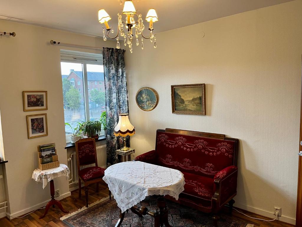 Posezení v ubytování Hotell Bele