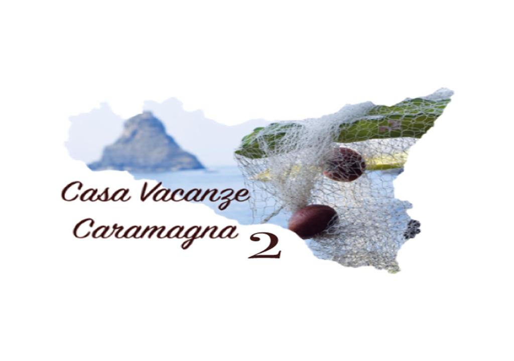 a picture of a map with the text casa vance calamanca at Casa Vacanze Caramagna 2 in Aci Castello
