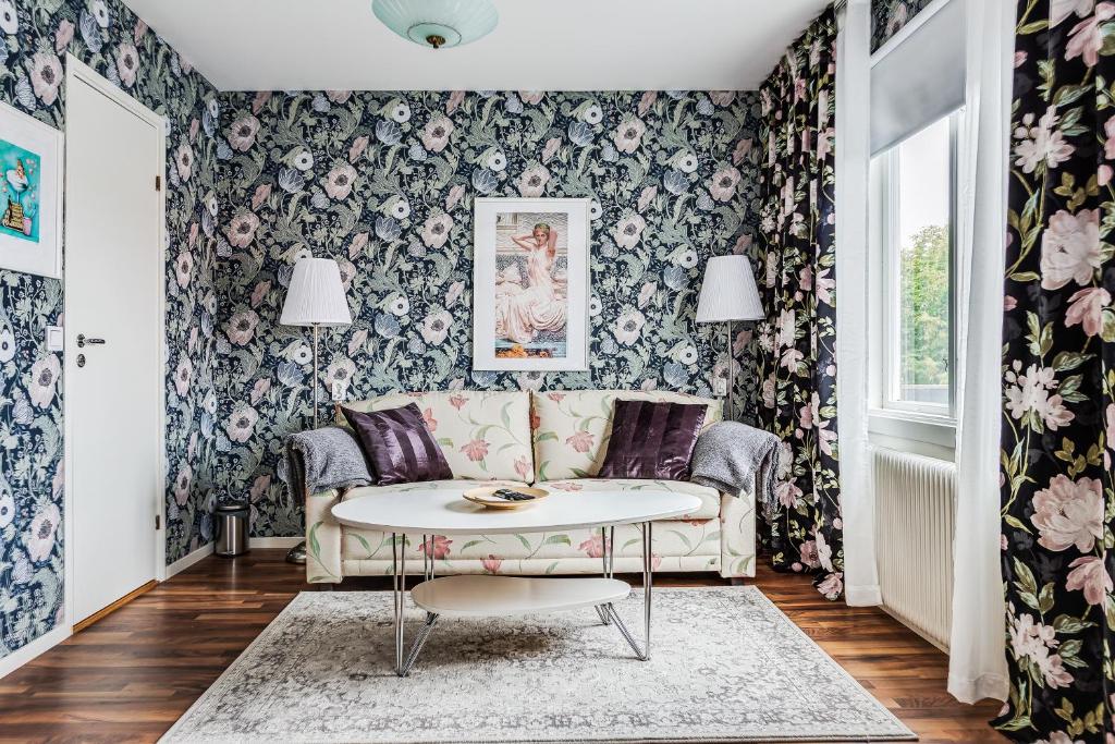 Posezení v ubytování Hotell Nordevik